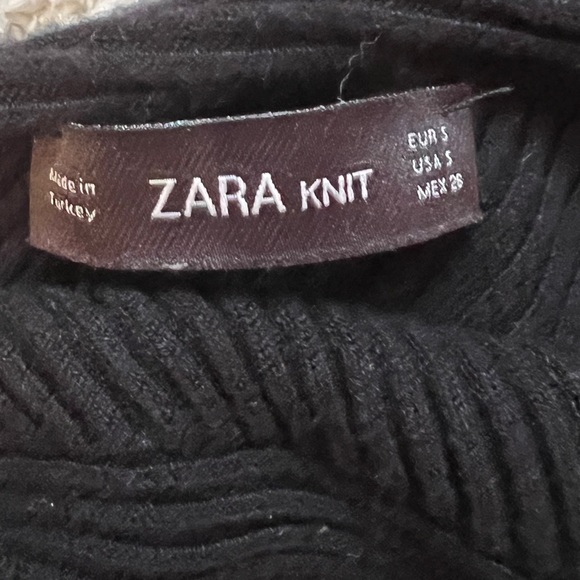 ZARA one shoulder knit top, S - Picture 2 of 2